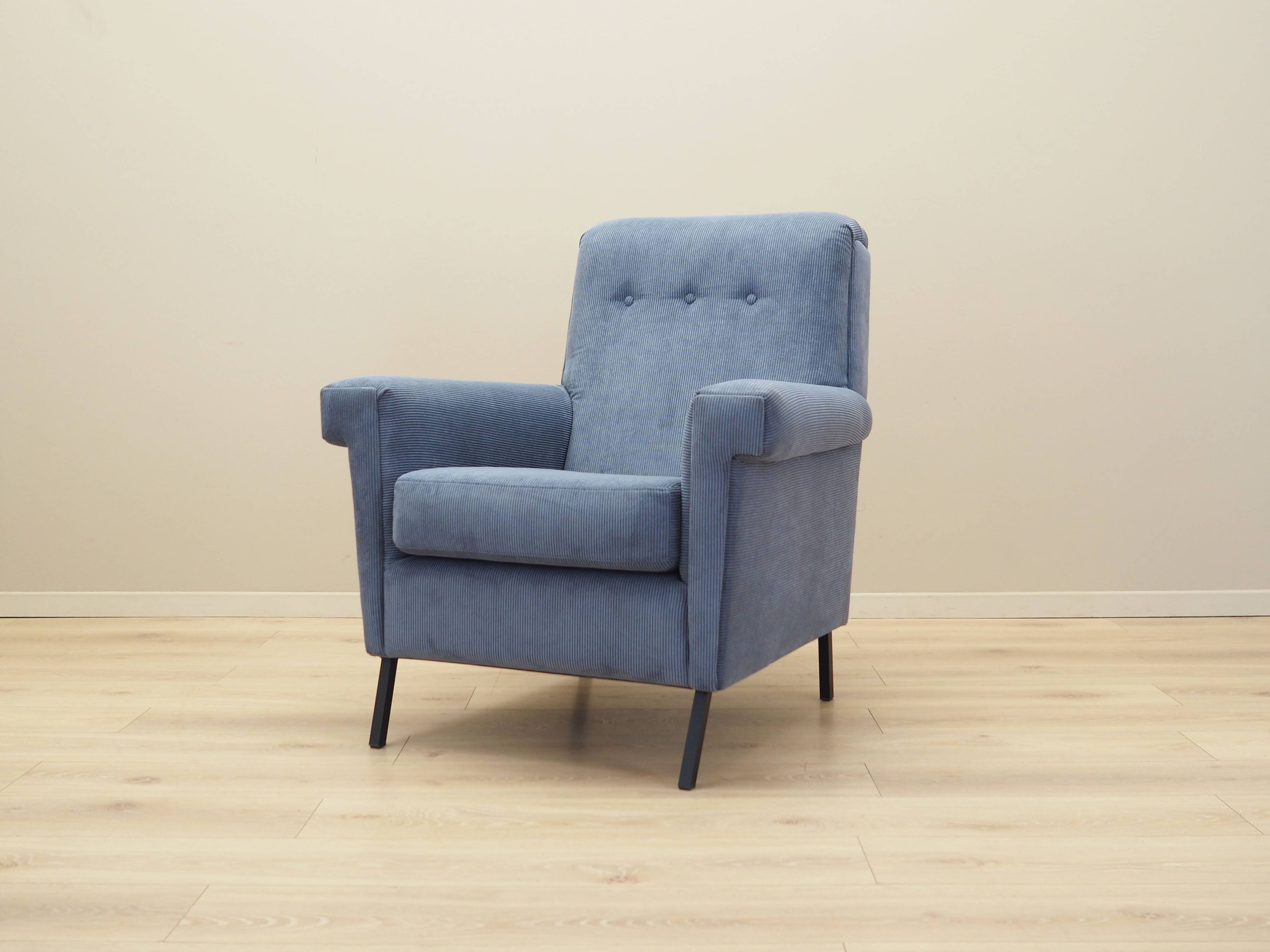 Lounge armchair, Italian design, 1970s, production: Italy