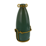 Vase en grès à monture de bronze doré de Louis Lourioux