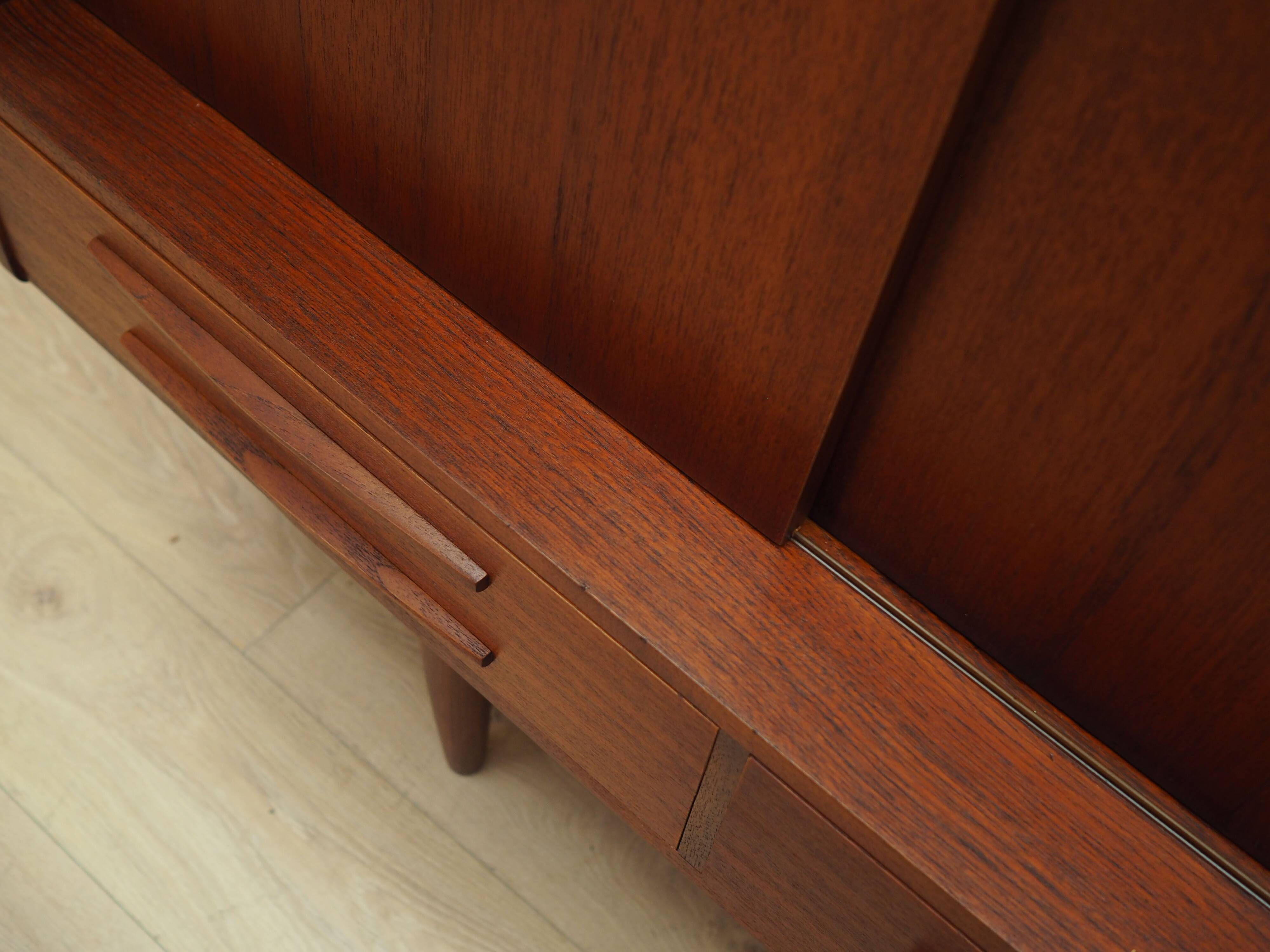 Teak highboard, Danish design, 1960s, production: Denmark