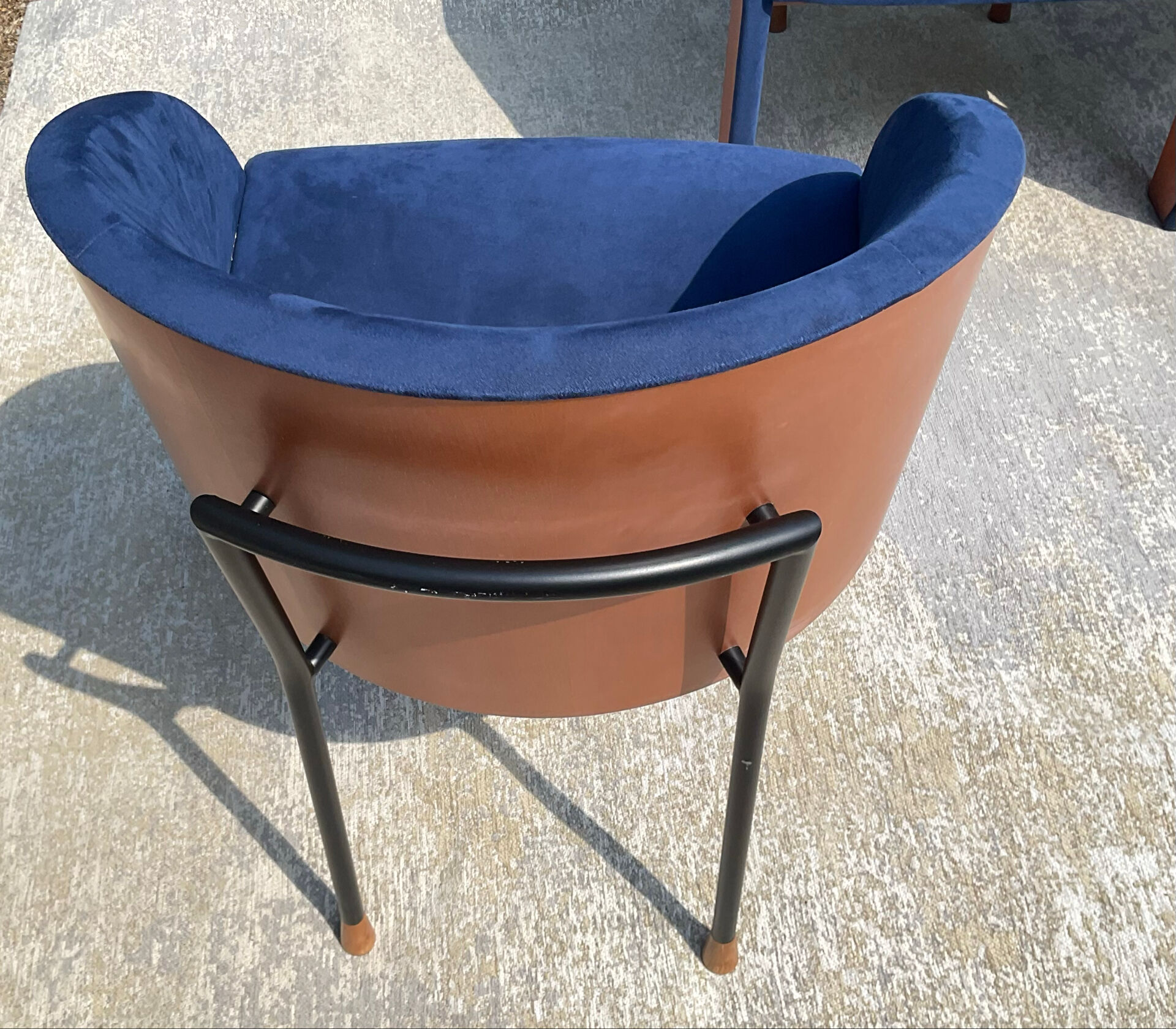 Set of 4 Postmodern Ligne Roset armchairs from the 1980s.
