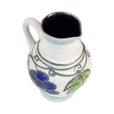 Ceramic jug with handle, Strehla Keramik, Germany, 1970s.