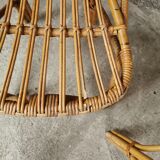 Pair of rattan chair