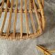 Paire de chaise en rotin