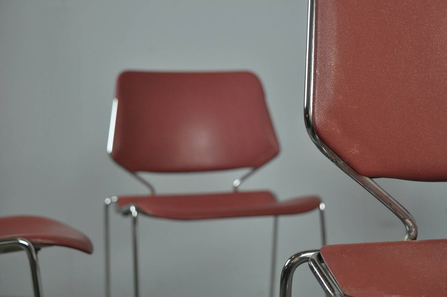 MATRIX Krueger dining chairs designed by Thomas Tolleson, 1970s USA