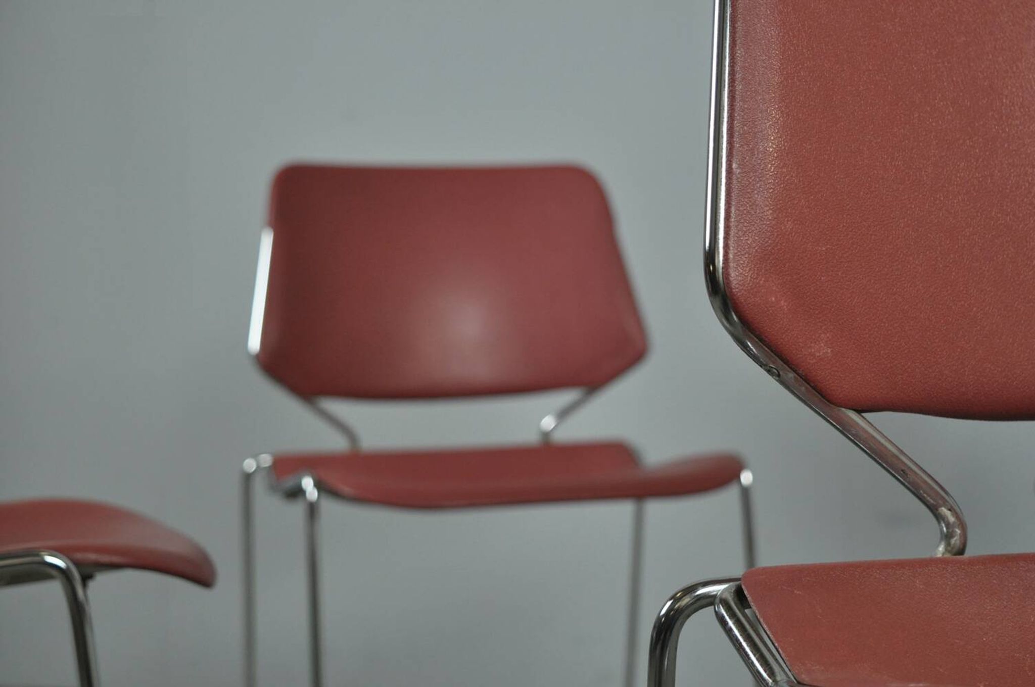 MATRIX Krueger dining chairs designed by Thomas Tolleson, 1970s USA