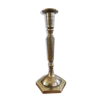 Bronze brass candle holder