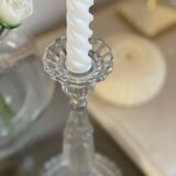 Bougeoir en verre de Portieux
