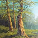 Tableau Phillip Cantrell "forêt du Michigan"