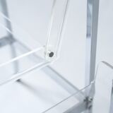 Pair of plexiglass chairs 1970