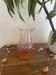 Pink glass vase