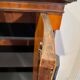 Biedermeier Armoire, Walnut Veneer, Full Columns, Austria/Vienna around 1825