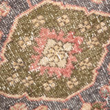 3x11 Vintage Turkish Runner Rug, 91x344Cm