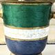 French Cloisonne cooler, Vintage Shell Inlay Barware Enamel Ice Bucket