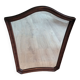 Miroir bois trapèze 58x73