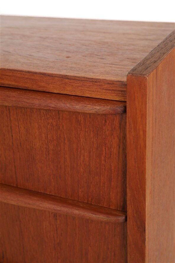 Filigree mid-century teak chest of drawers / Danish modern design / 1960s