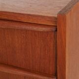 Filigree mid-century teak chest of drawers / Danish modern design / 1960s