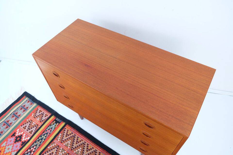 Commode vintage rétro années 60-70 HG Møbler en teck, style années 60-70.