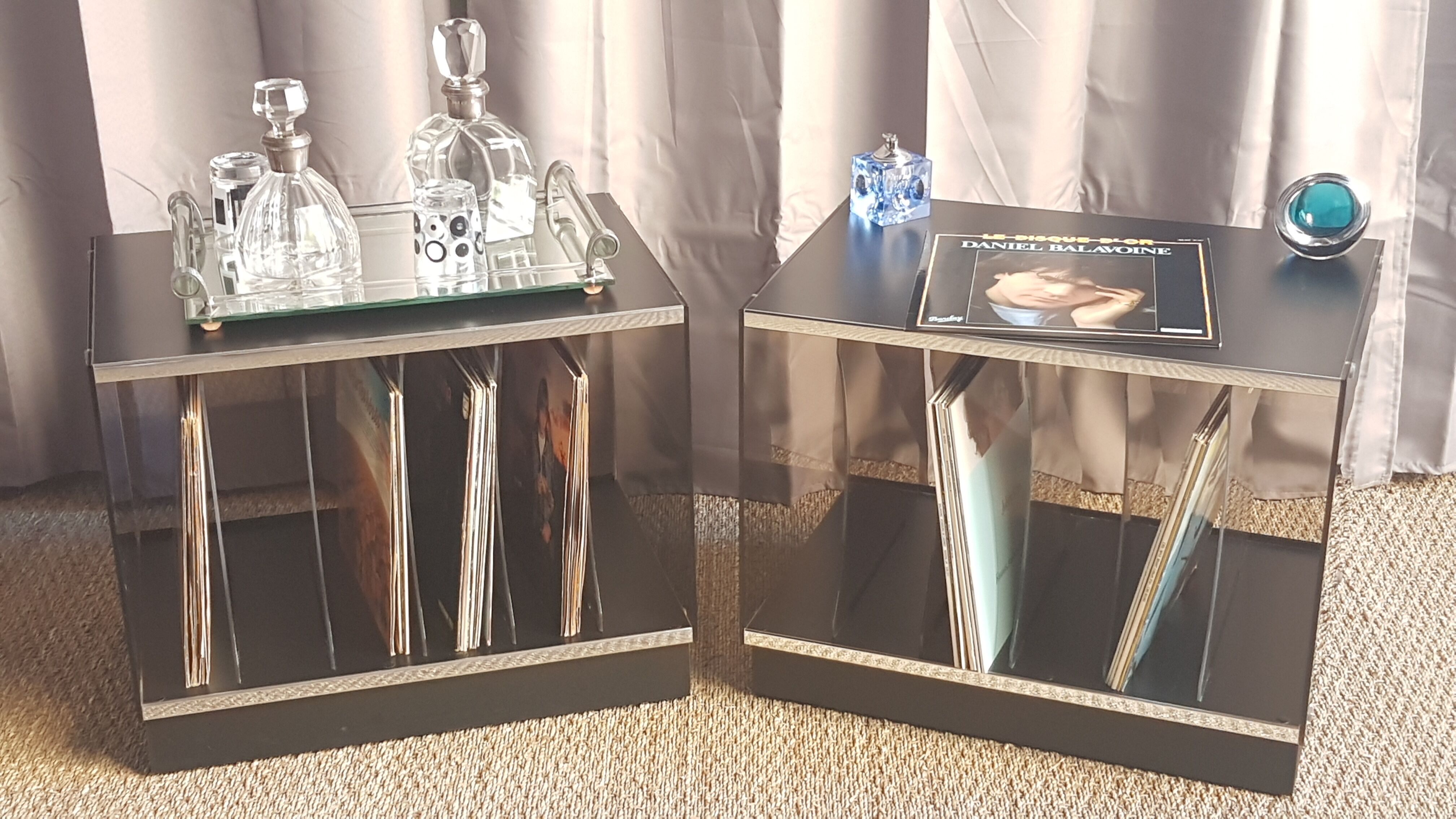Pair of side tables