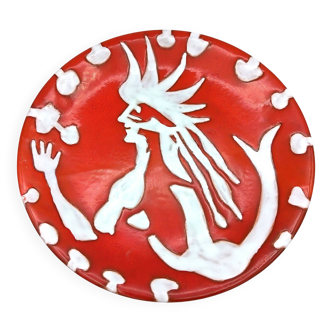 Ceramic plate by Jean Lurçat