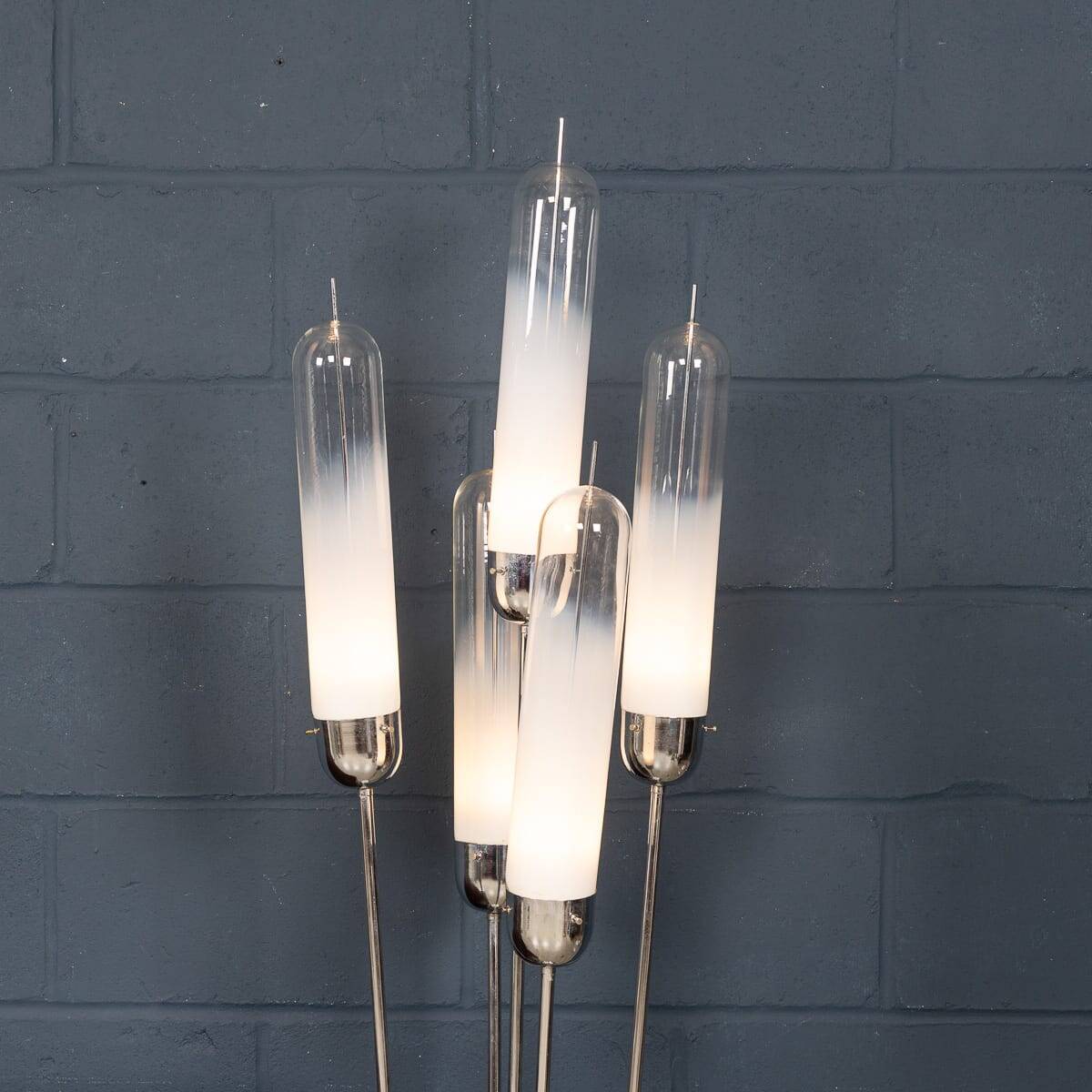 20thc italian five light murano glass lamp by carlo nason for mazzega c1970