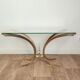 Table basse italienne en laiton