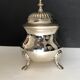 Silver metal tea and coffee service