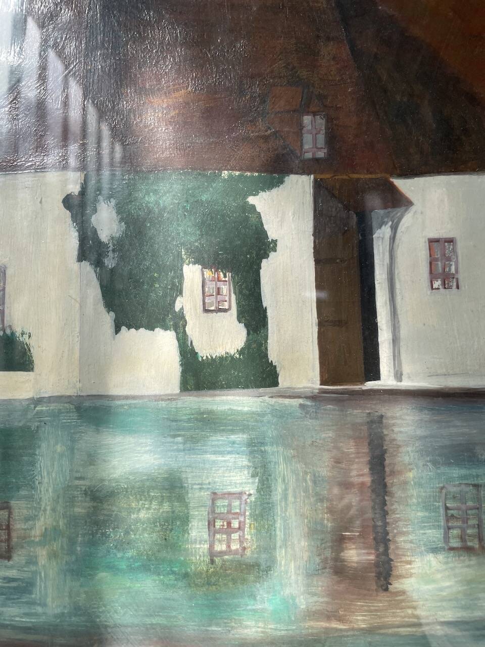 Framed oil “mill” 1981