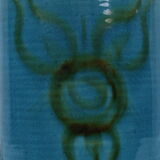 Mid-century modern scandinavian ceramic lamp from Soholm