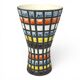 Vase Diabolo M44 décor « Pyjama » Roger Capron