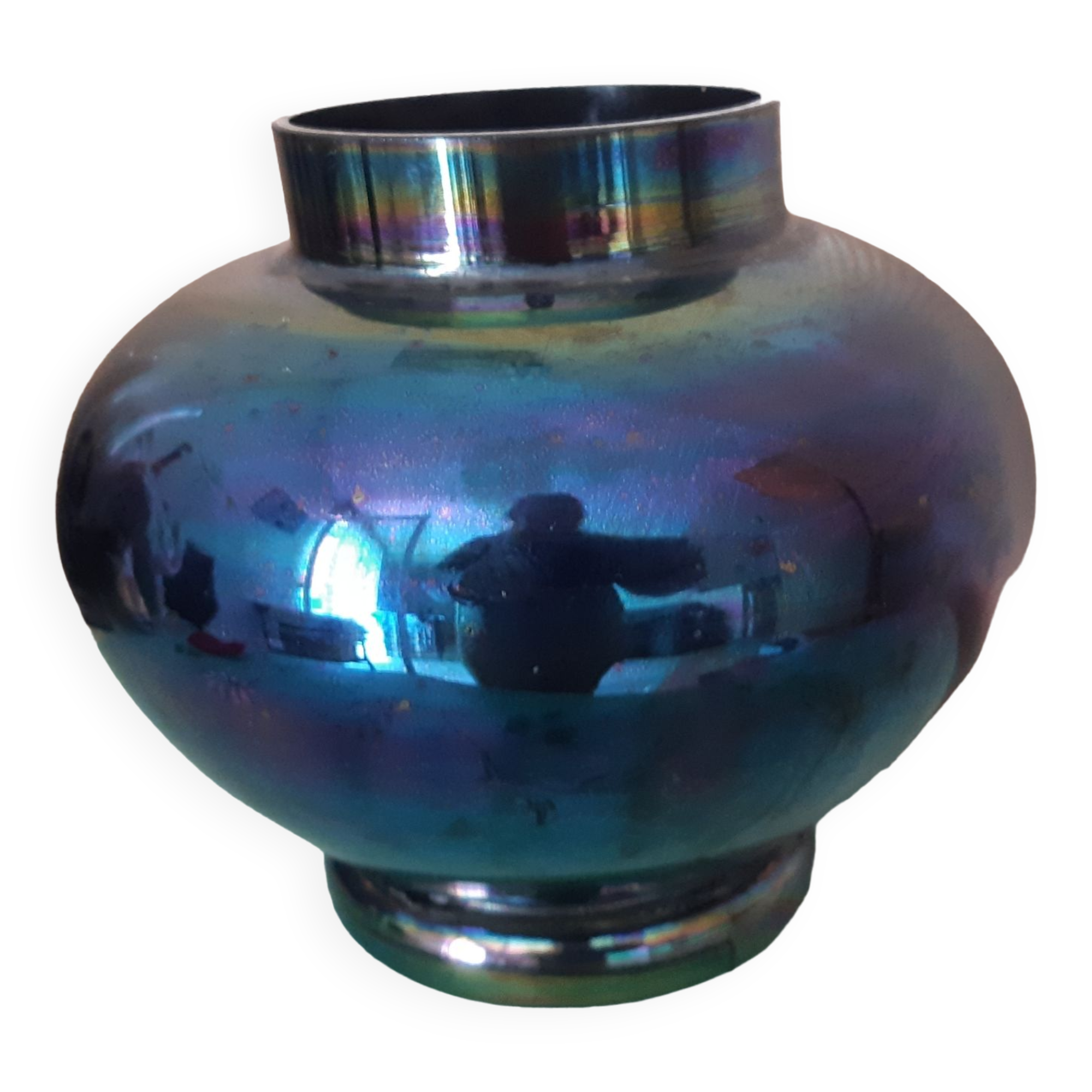 Iridescent vase