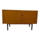 Meuble vintage en bois (commode, meuble TV) avec cadre noir