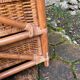 Vintage rattan chest of drawers