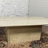 Travertine coffee table from the 70s