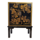 Cabinet “Crisantemos”, laca urushi-e, Showa period, s. XX – Japan