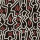 Keith Haring, numbered colour silkscreen, 1990s