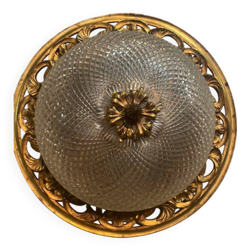 Large bronze ceiling light from the Art Nouveau period
