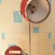 Vintage floor lamp eyeball 1970