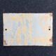 Old enameled plate