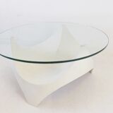 Opal glass table 1960s