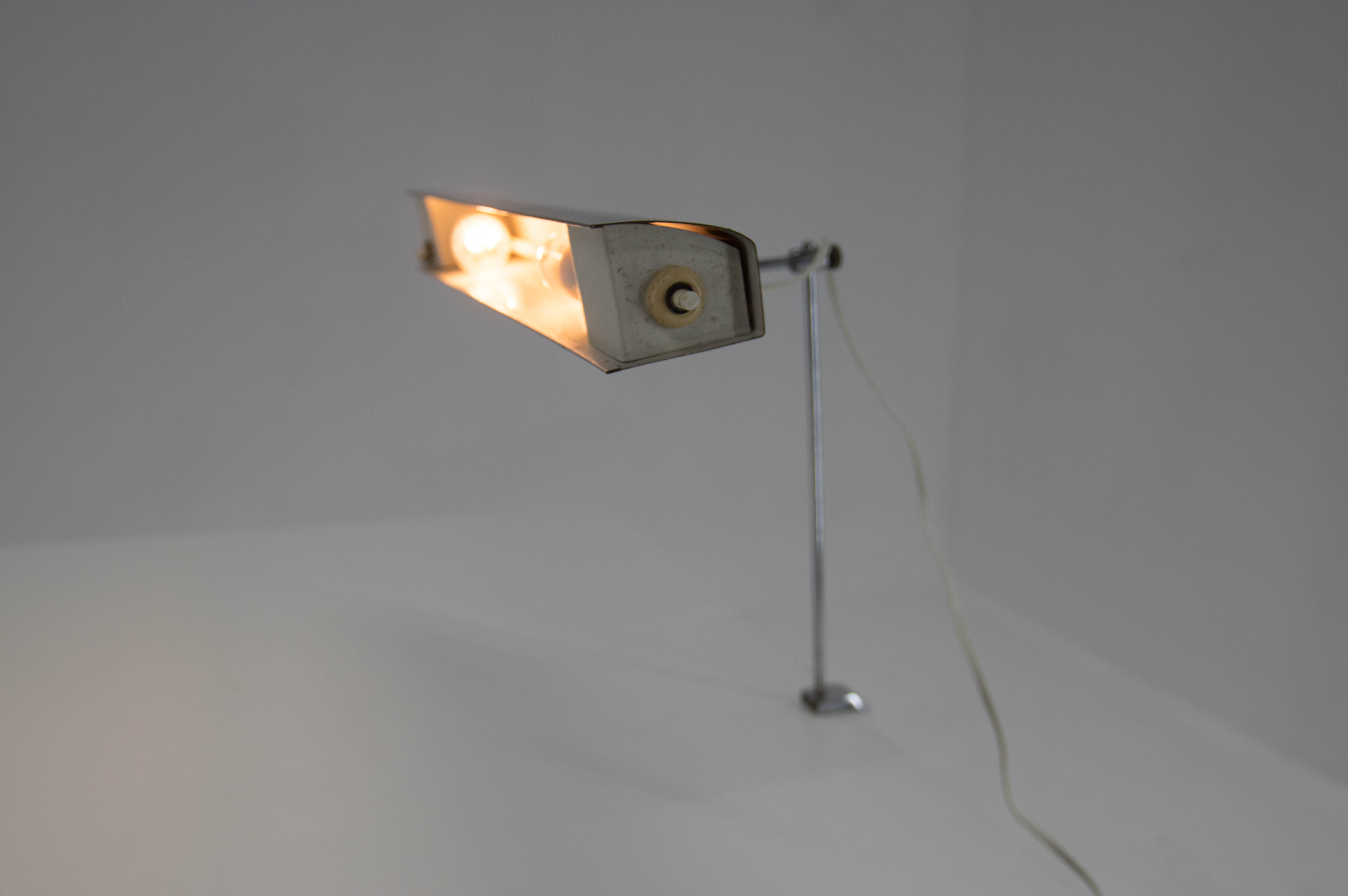 Adjustable table lamp by Lidokov, 1960