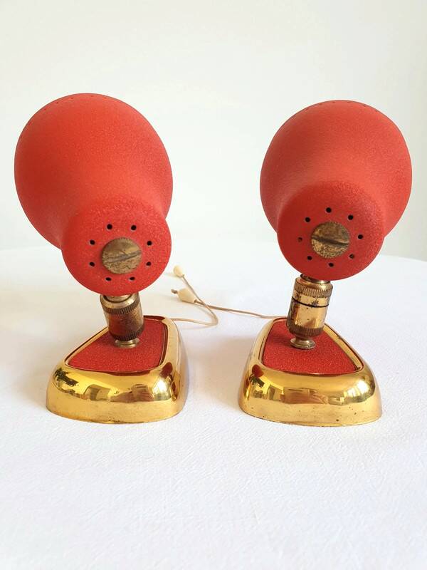 Pair of Lunel wall lights 1960