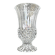 Arques crystal vase with diamond point pattern 60s 70s crystal vase