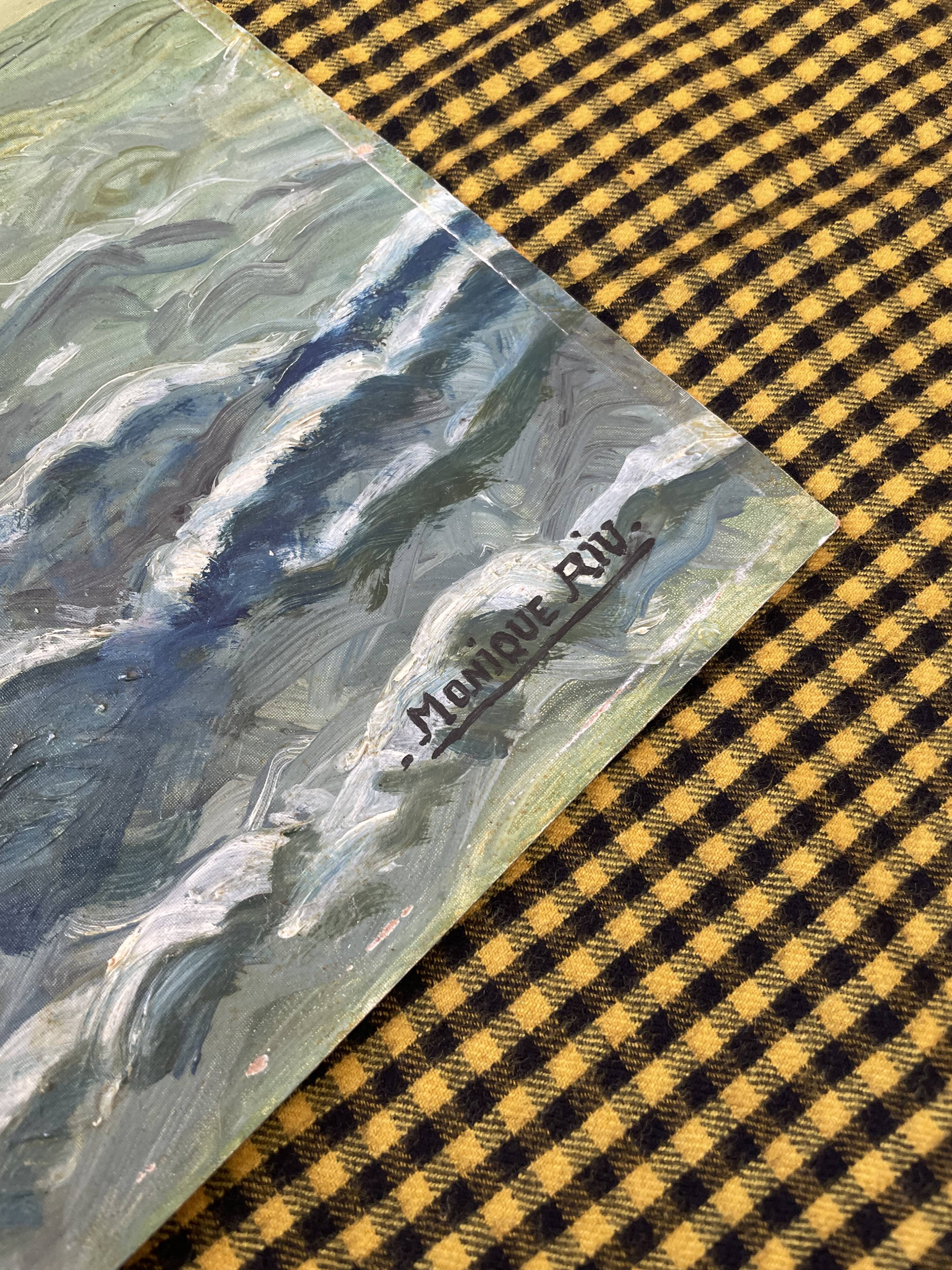 Sea oil paint 46 x 54 cm