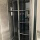 Black metal cabinet