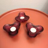 3 Villeroy and Boch design tealight holders