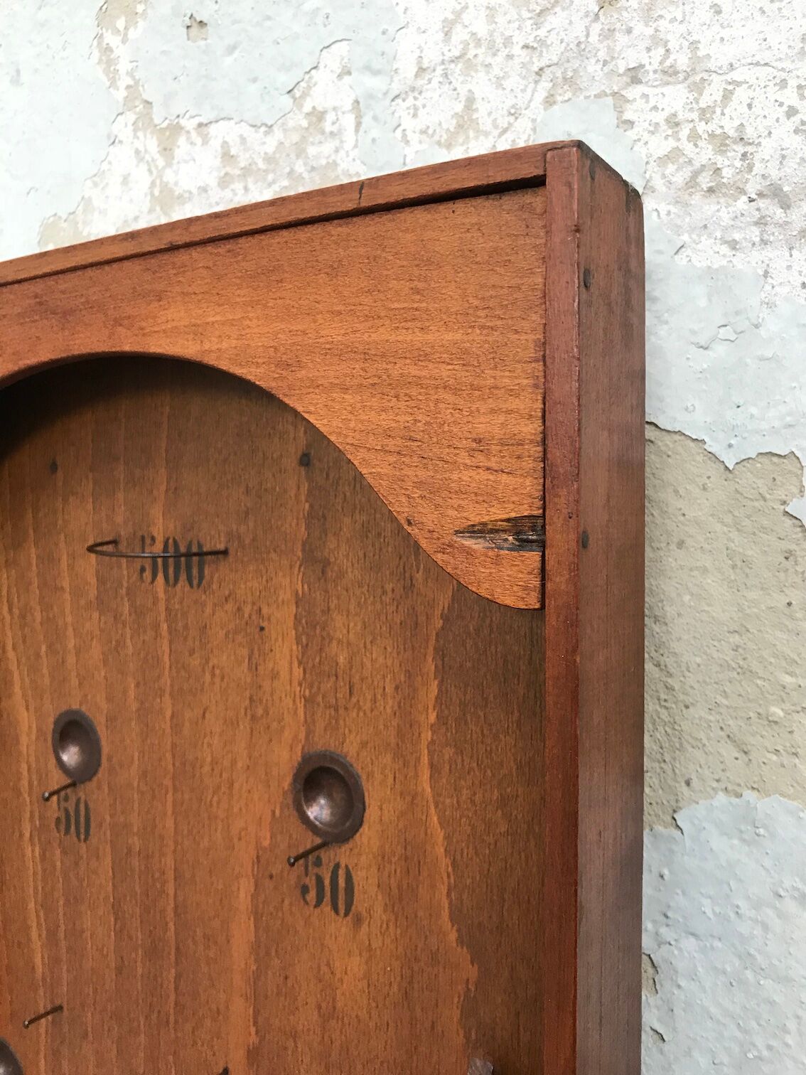 Jeu de bagatelle en bois