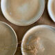 Lot de 4 assiettes Grès du marais France