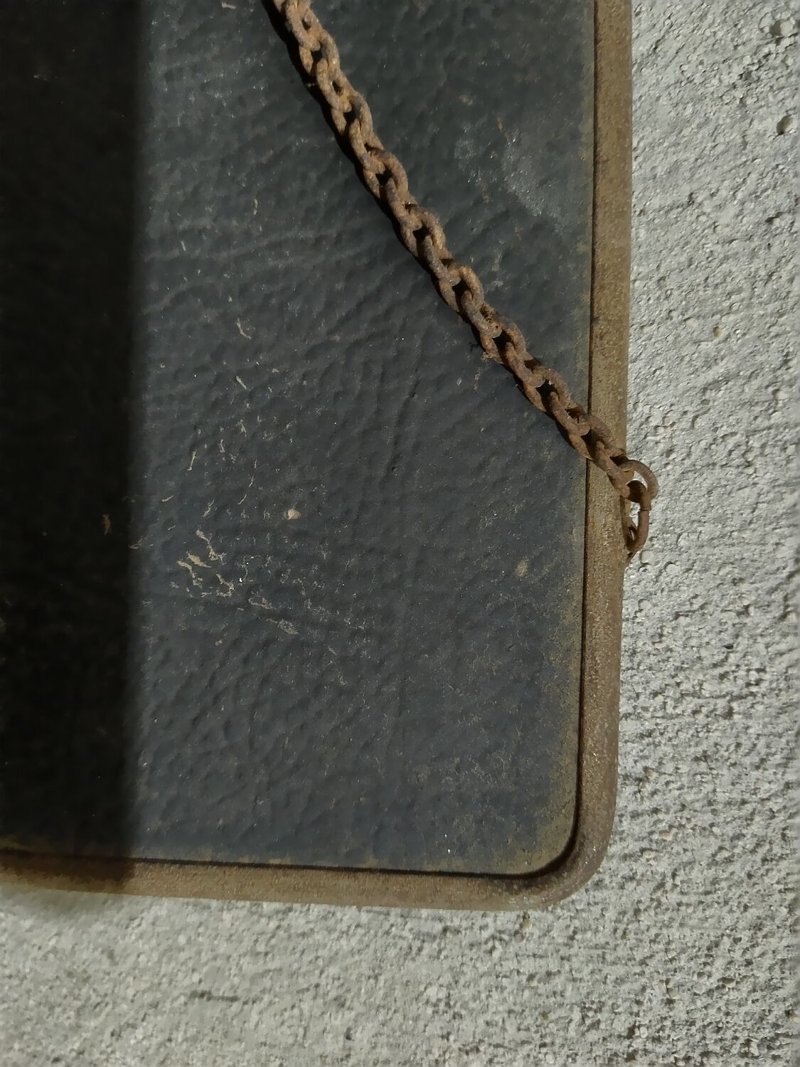 Vintage barber mirror