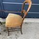 2 chaises velours jaunes