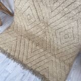 Handcrafted Moroccan Berber carpet 140 x 96 cm